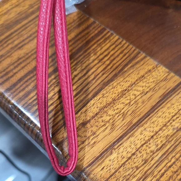 Red Wallet with Gold Accent - Picture 5 of 8